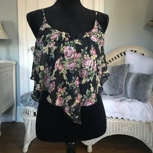 Floral crop top